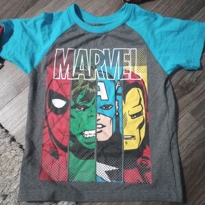 Marvel Superhero Kids Costume T-Shirt - Blue and Gray